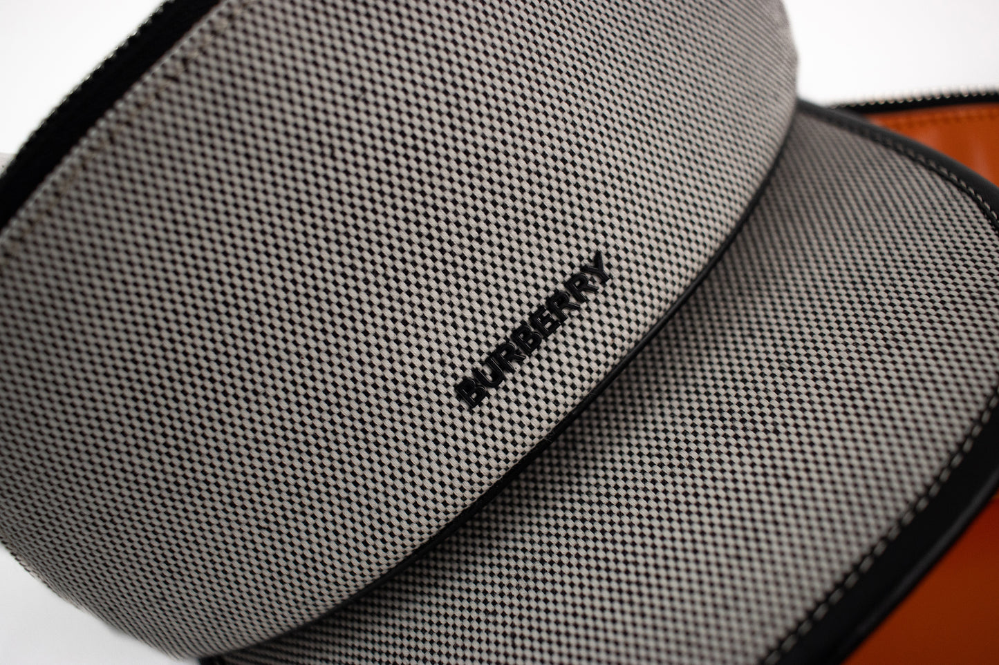 Burberry Zip Pocket-Detail Visor Hat