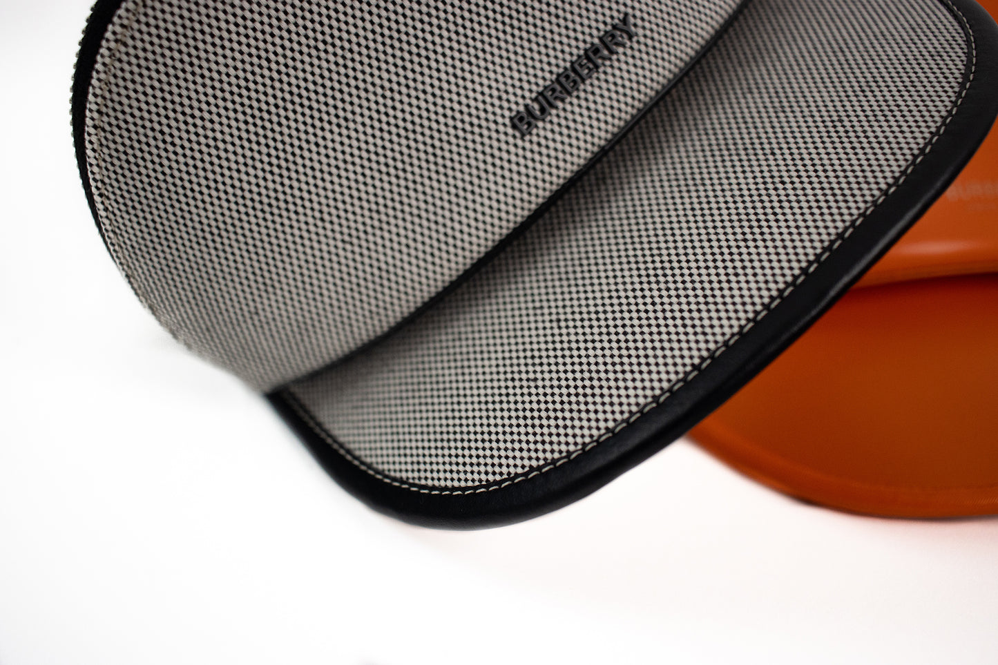 Burberry Zip Pocket-Detail Visor Hat