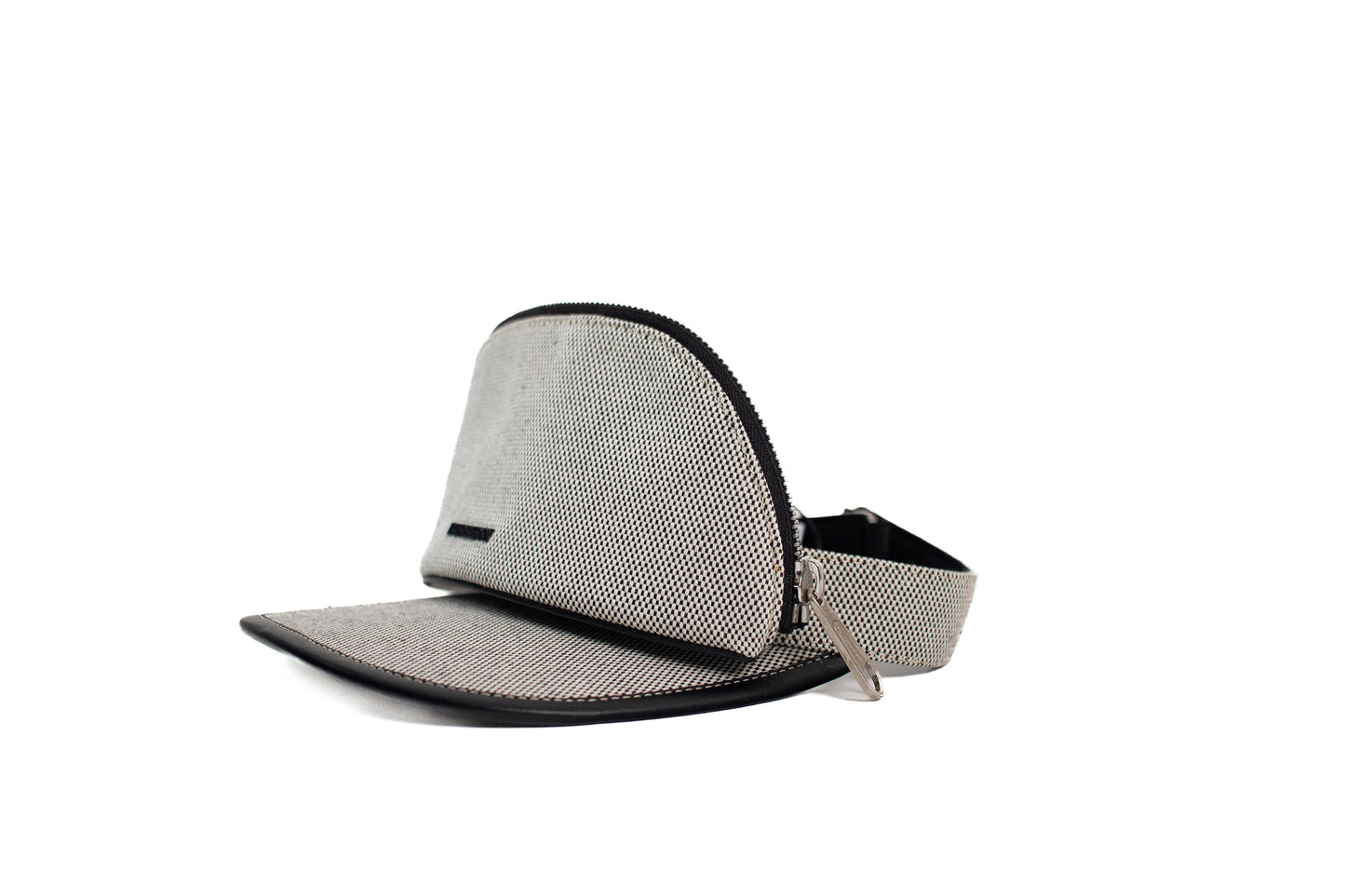 Burberry Zip Pocket-Detail Visor Hat