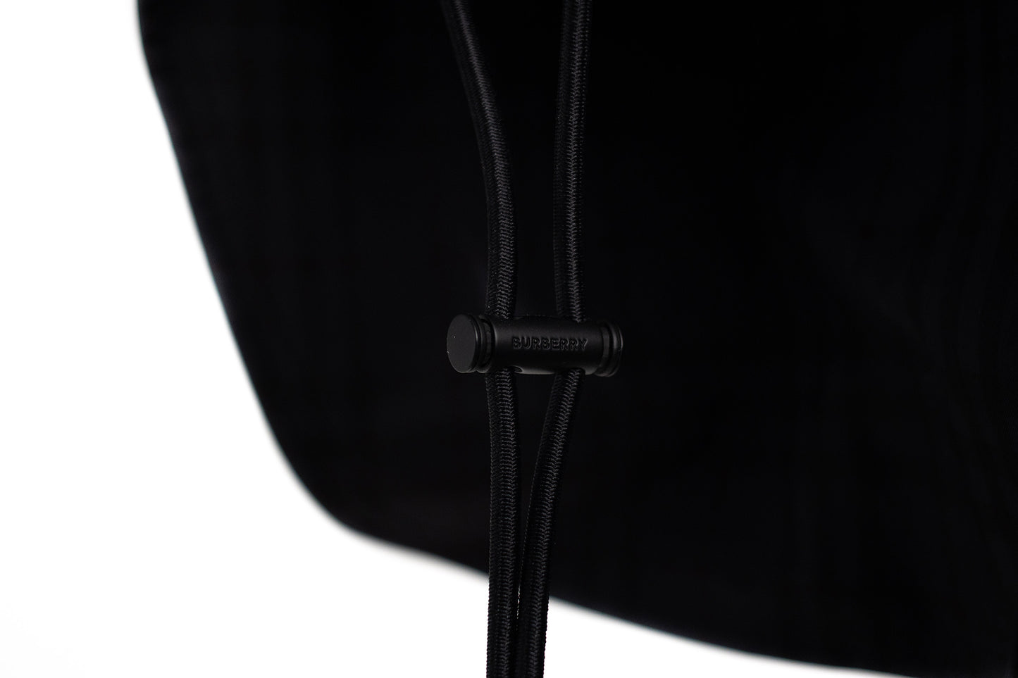 Women's black Ladies Logo Print Drawstring Fisherman Bucket Hat