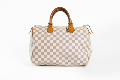 Louis Vuitton Speedy 30 Damier Azur
