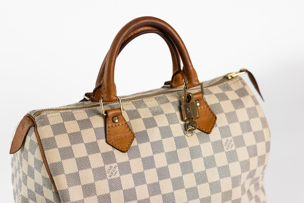 Louis Vuitton Speedy 30 Damier Azur