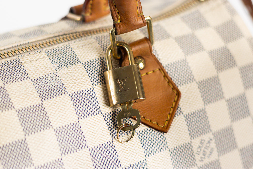 Louis Vuitton Speedy 30 Damier Azur