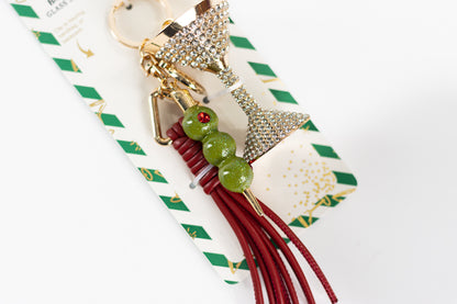 PIPER - K Glitter Keychain