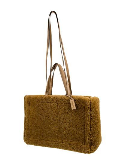Jacquemus “Le Cabas Neve” Shearling Tote