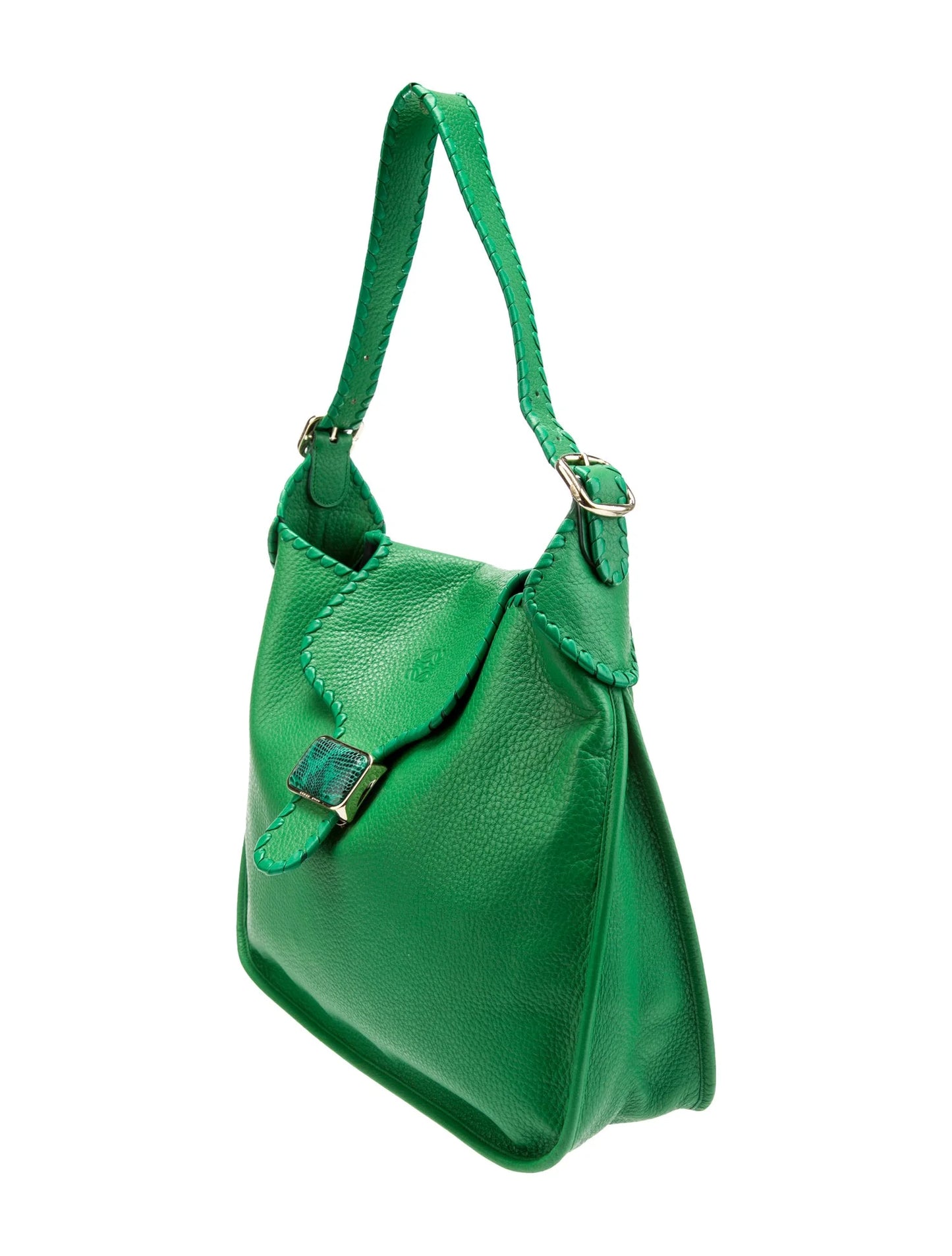 LOEWE Lizard-Trimmed Granada Bag