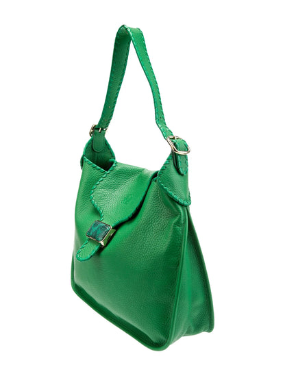 LOEWE Lizard-Trimmed Granada Bag