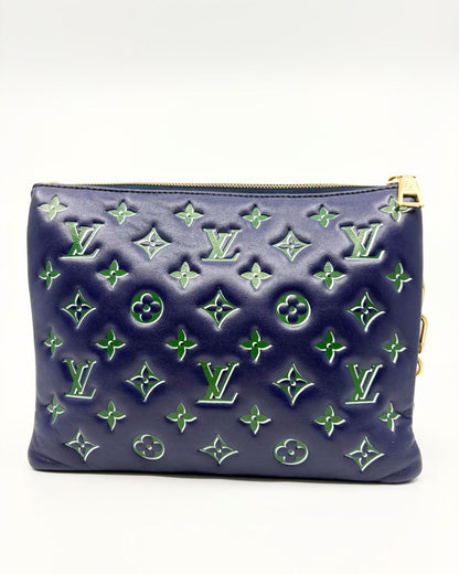 Louis Vuitton Lambskin Embossed Monogram Coussin PM (2023)