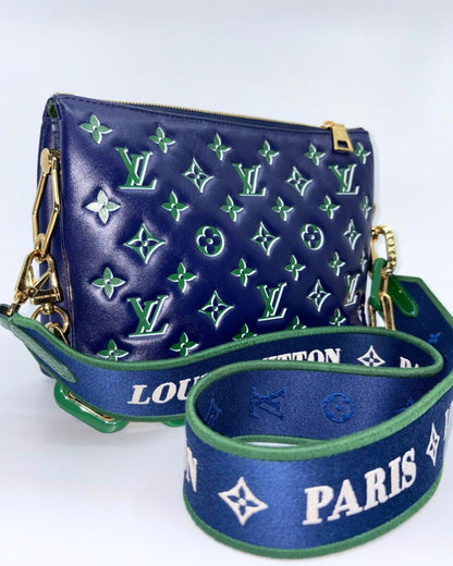 Louis Vuitton Lambskin Embossed Monogram Coussin PM (2023)