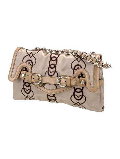 Moschino Satin Top Handle Bag