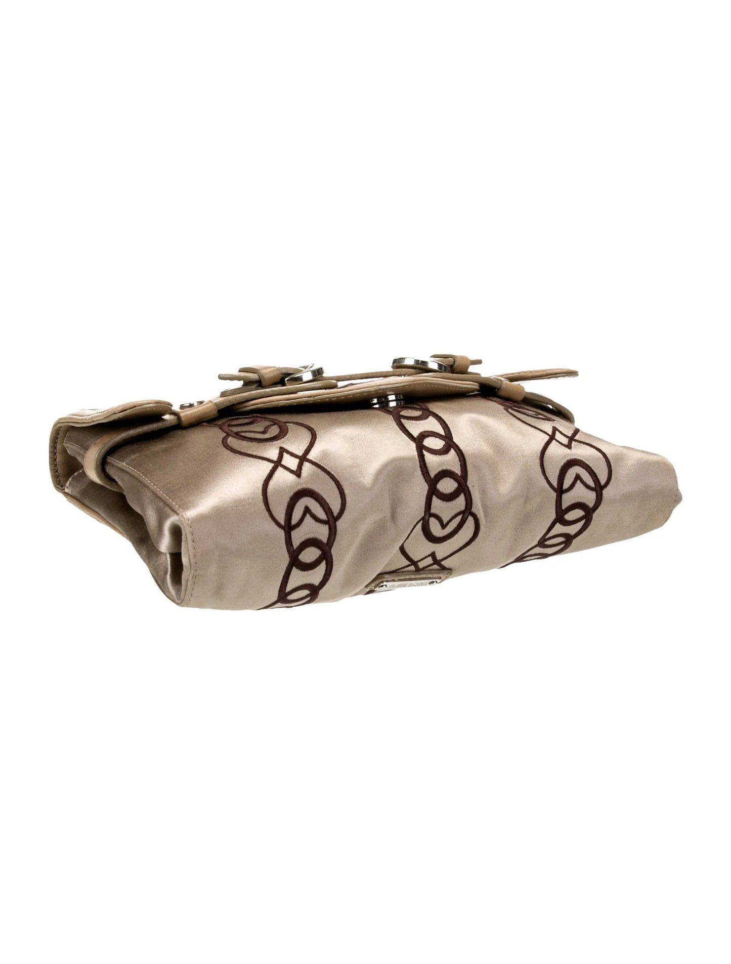 Moschino Satin Top Handle Bag