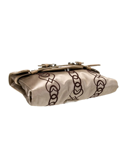 Moschino Satin Top Handle Bag