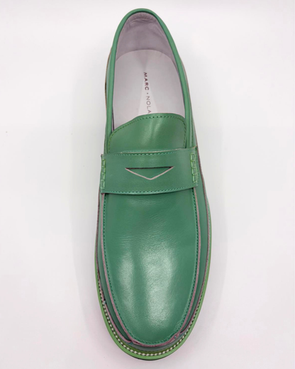 Marc Nolan leather penny loafers