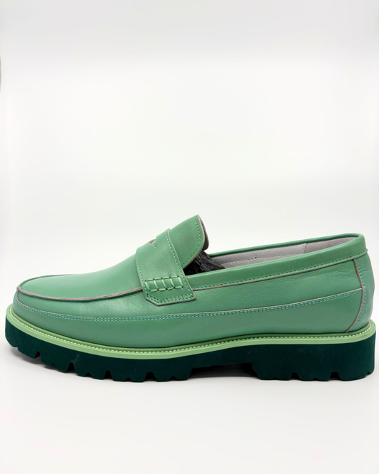Marc Nolan leather penny loafers