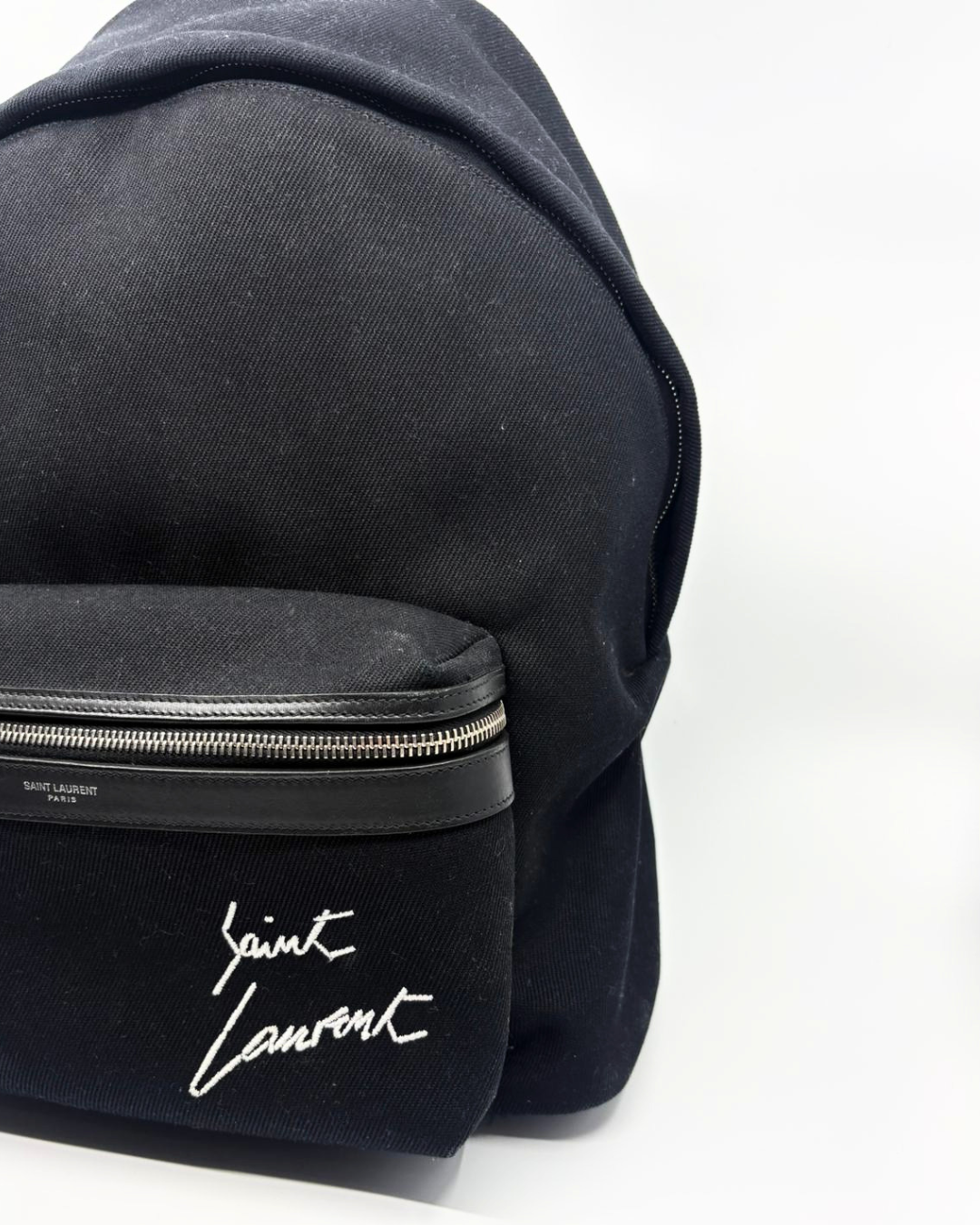 Saint Laurent embroidered city backpack