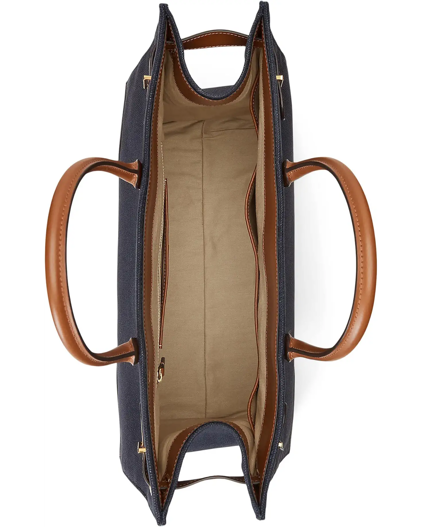 Ralph Lauren Canvas Large Devyn Tote Bag