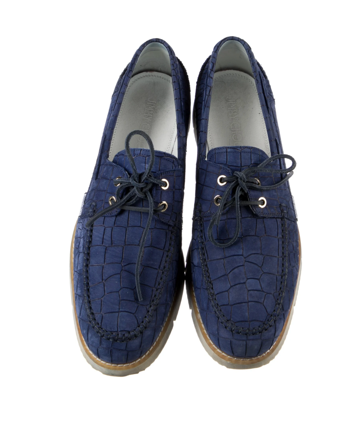 Jimmy Choo Suede Boat Shoes