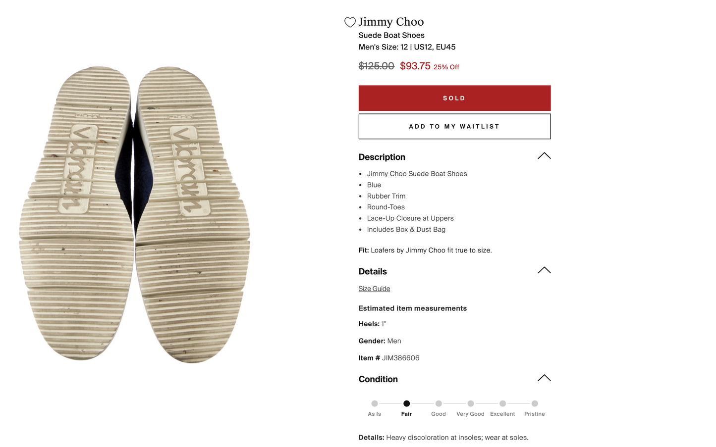Jimmy Choo Suede Boat Shoes