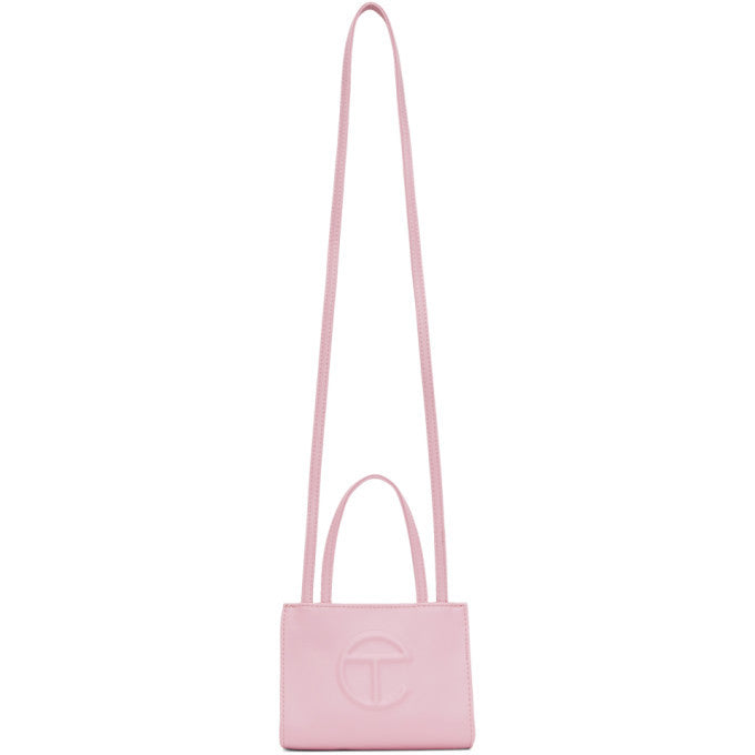 TELFAR Pink Small Shopping Tote