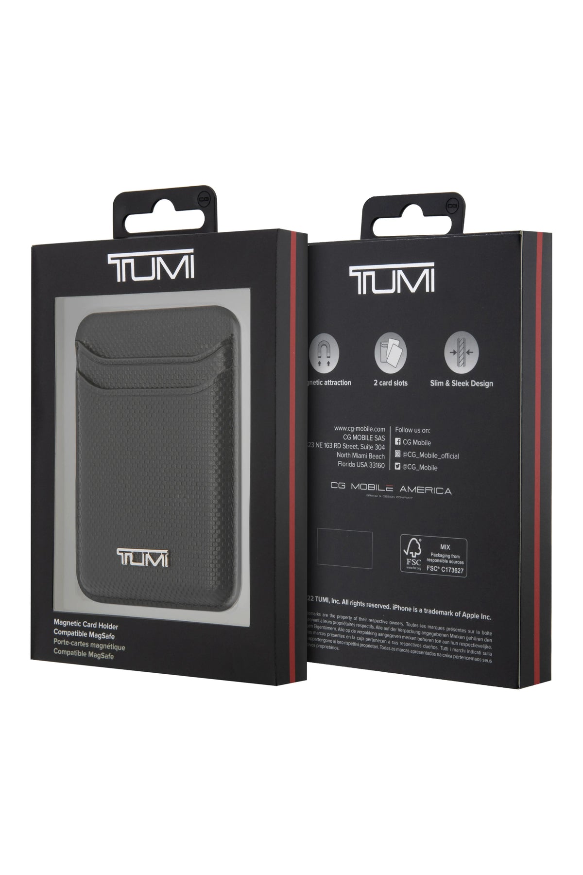 TUMI MAGNETIC CARDHOLDER WALLET