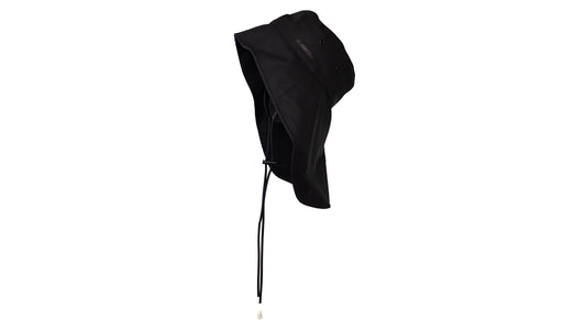 Women's black Ladies Logo Print Drawstring Fisherman Bucket Hat